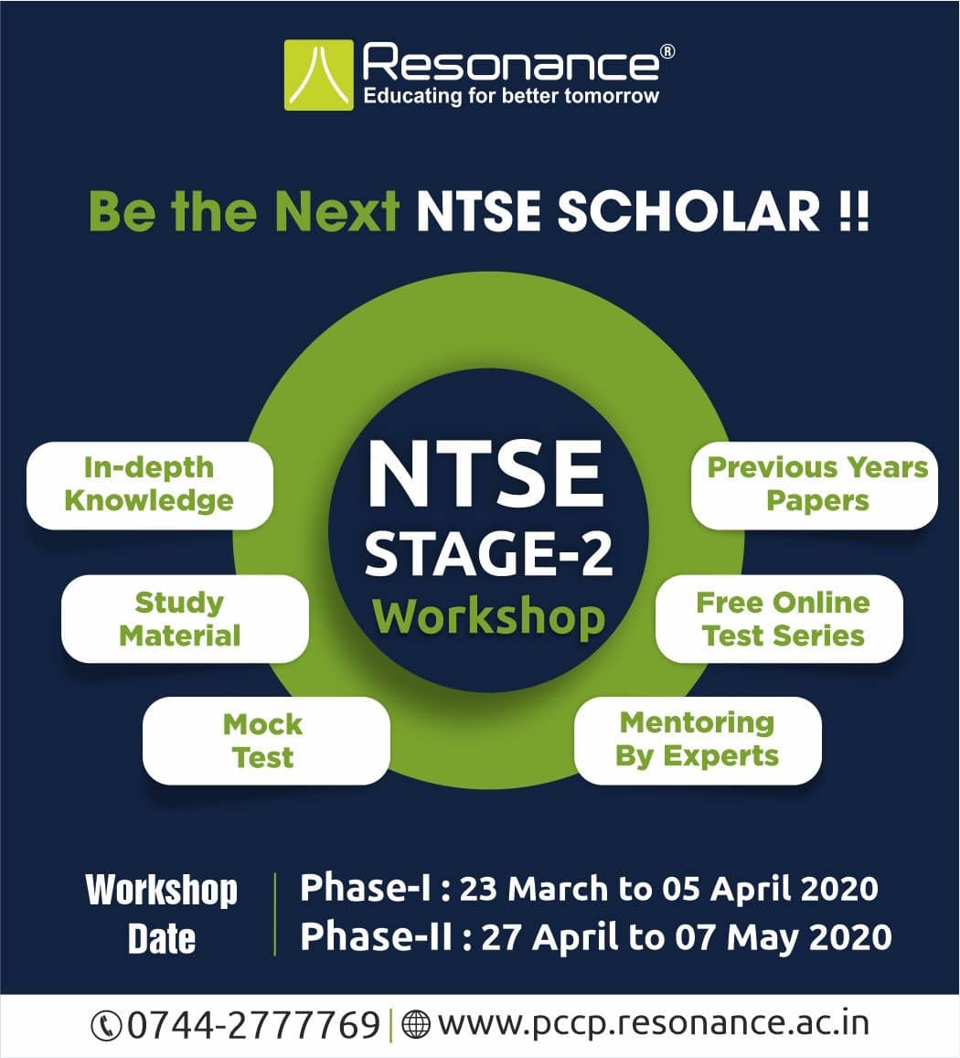 NTSE Stage-2 2020 Workshop