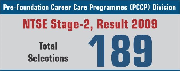 NTSE Stage-2 Result 2009